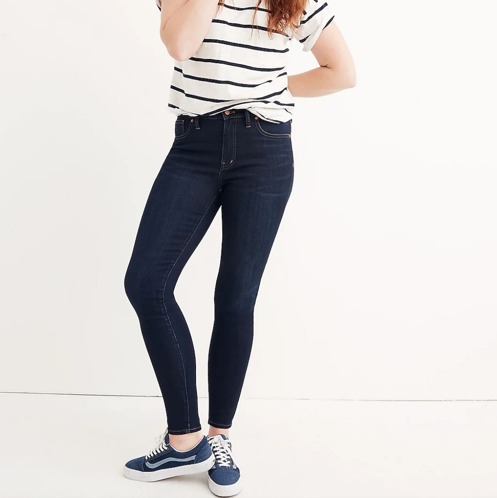 Madewell 9" Mid-Rise Skinny Jeans TENCEL  Denim Edition Size 24
